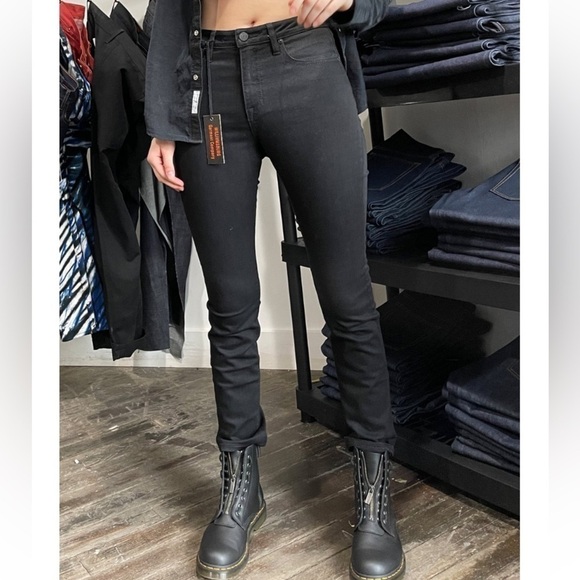 GUC Williamsburg Garment Denim Black Jeans size 24 ladies Rare jeans limited